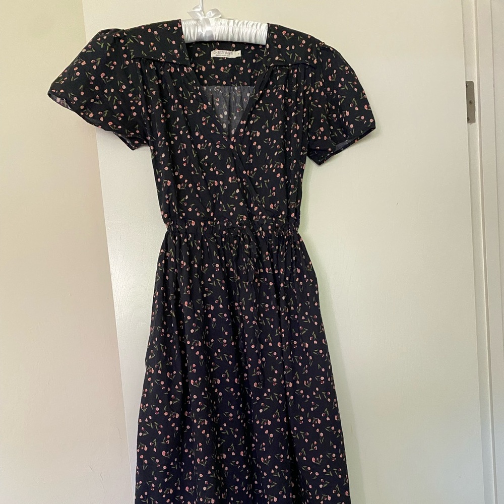 Christy Dawn Dawn Dress black floral M
